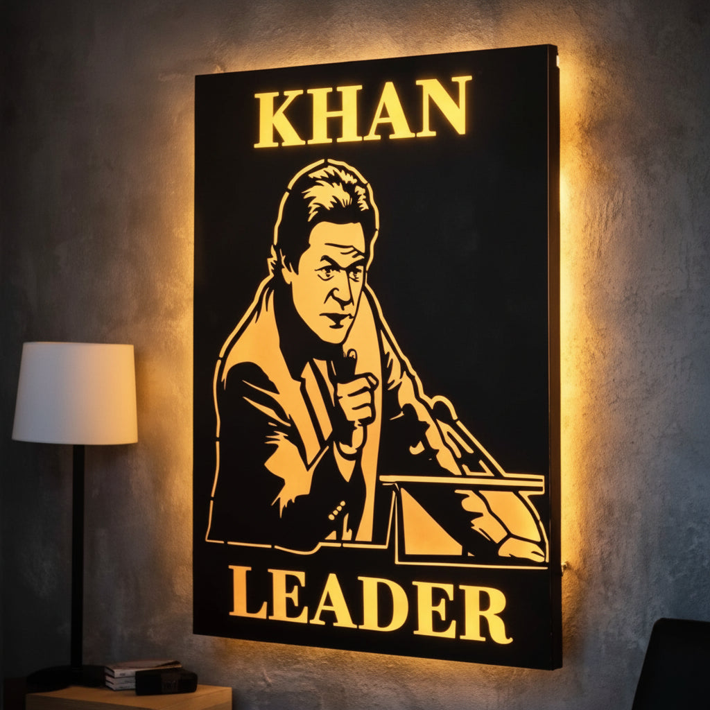 ๐โจ Khan Leader LED Wall Art Frame โจ๐